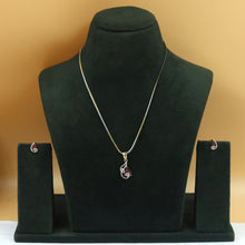 Light Zircon/AD Pendant Set 20150-08
