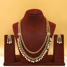 Gold Look Necklace Set 3757-36025