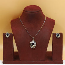 Light Zircon/AD Pendant Set 20157-08