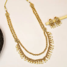 Gold Look Necklace Set 3757-36025