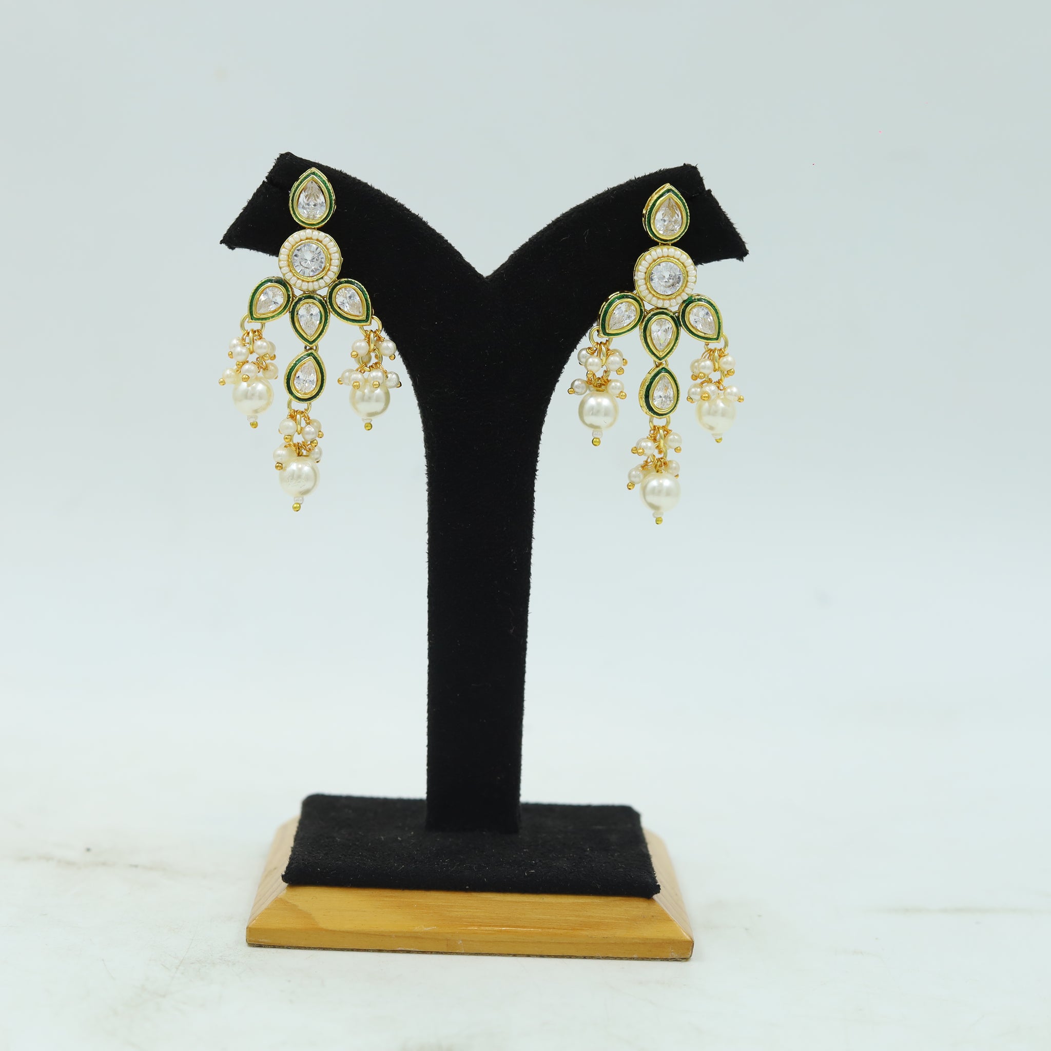 Choker Polki Necklace Set 16374-21