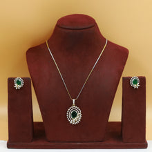 Light Zircon/AD Pendant Set 20157-08