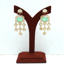 Round Neck Layered Kundan Necklace Set 19041-28