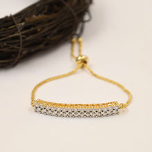 Zircon/AD Adjustable Bracelet 20127-08