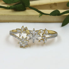 Zircon/AD Double Finger Ring 20202-08