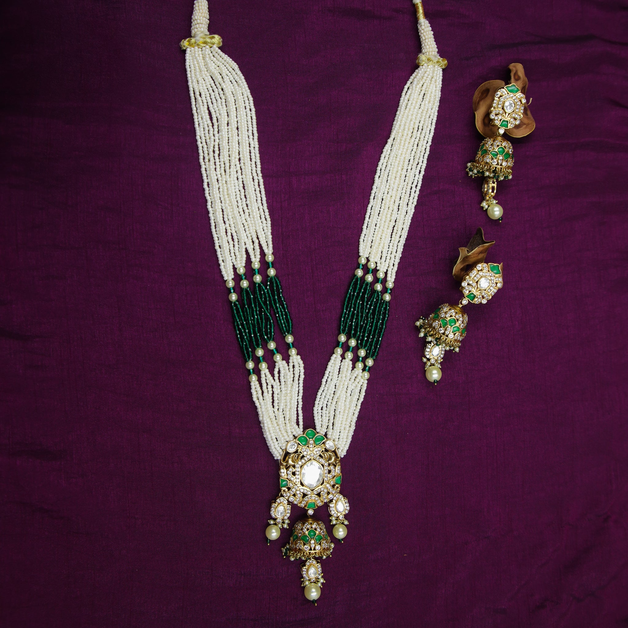Designer Kundan Pendant Set 10615-68