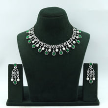 Round Neck Zircon/AD Necklace Set 6014-68