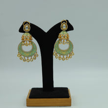 Mint Green Kundan Earring 9041-3296