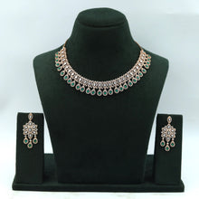 Zircon/AD Necklace Set 1186-69