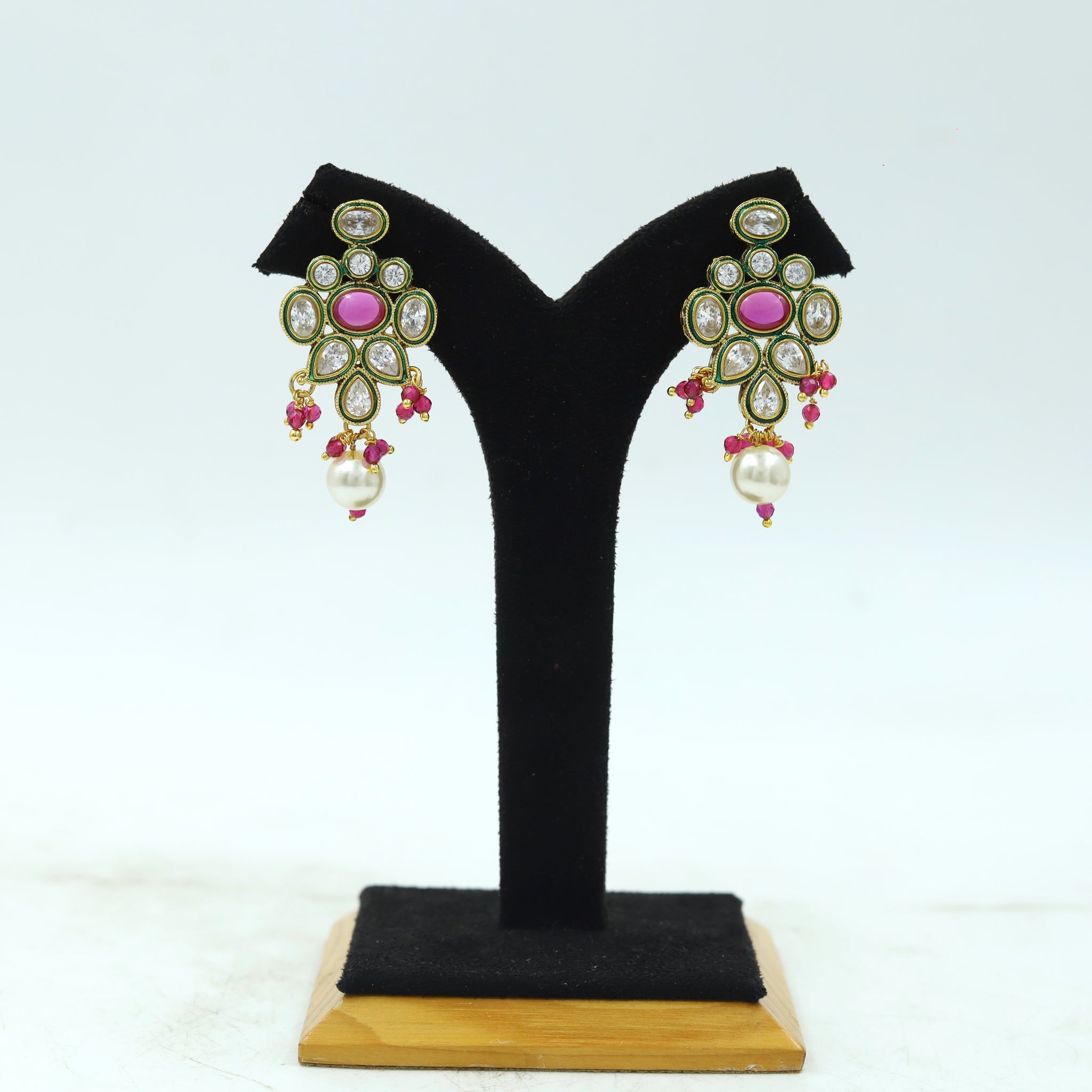 Polki Pendant Set 16371-21
