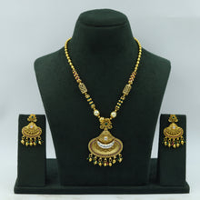 Antique Gold Plated Pendant Set 16621-06