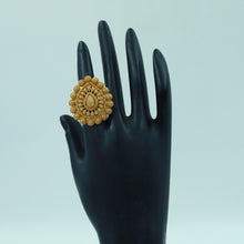 Gold Look Ring 7258-33