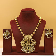 Long Neck Temple Necklace Set 6384-28