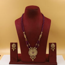 Gold Look Pendant Set 1555-28
