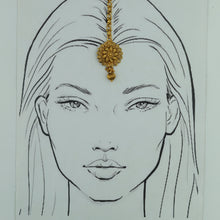Gold Maang Tikka 5302-9367