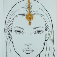 Gold Maang Tikka 5309-9374