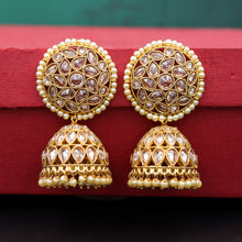 Gold Look  Stone Jhumki 17971-5153