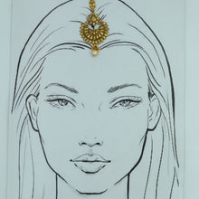 Gold Maang Tikka 5322-9387