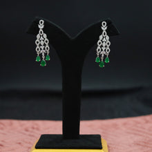 Round Neck Zircon/AD Necklace Set 11905-69