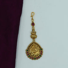 Antique Gold Polish Maang Tikka 3797-28