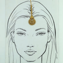 Gold Maang Tikka 1894-5959