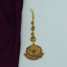 Antique Gold Polish Maang Tikka 3817-28