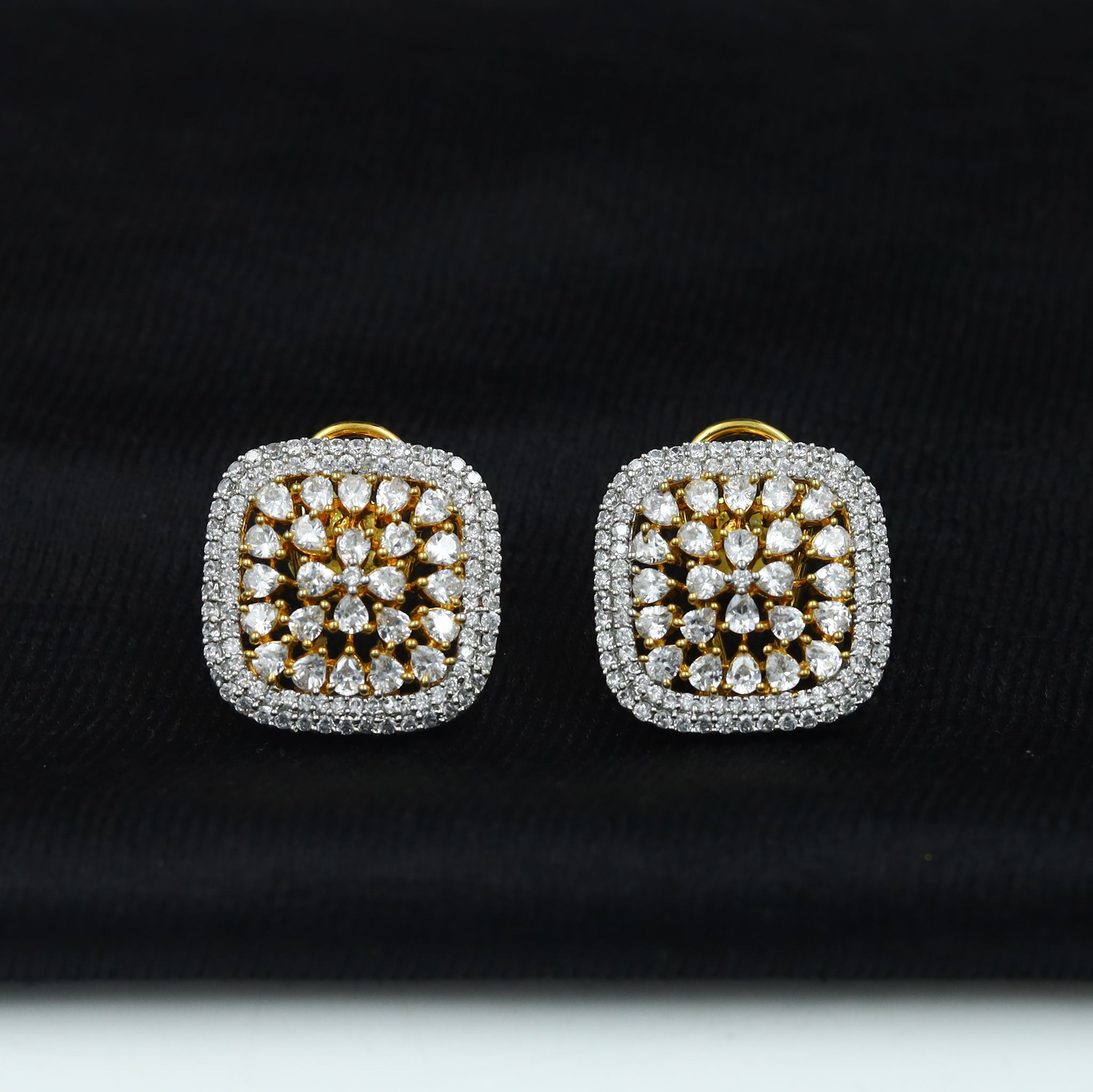 Blue Zircon/AD Pendant Set 2547-6612