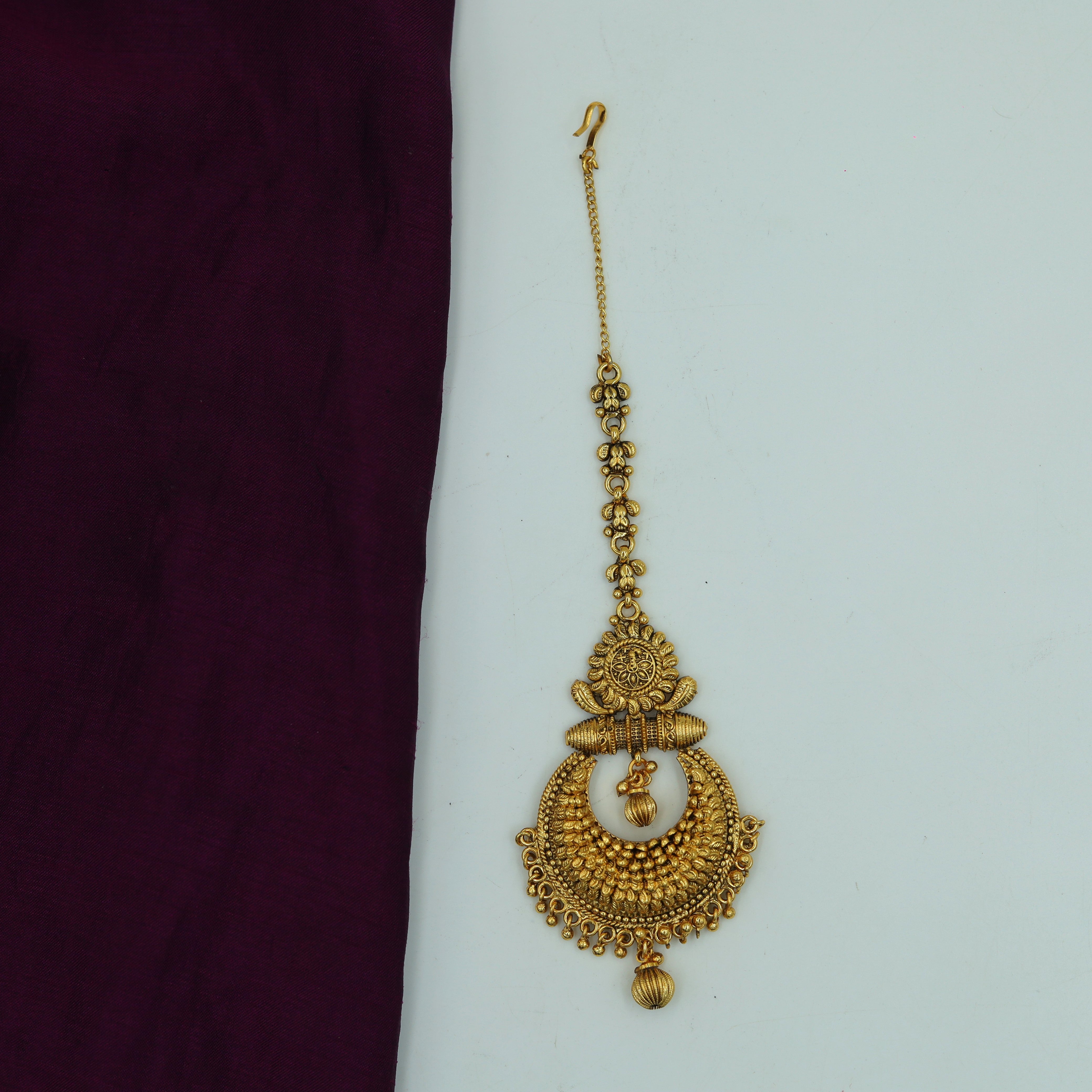 Buy Gold Maang Tikka 7908-1663 Online 6844509913141 Dazzles