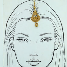 Gold Look Maant Tikka 4593-33