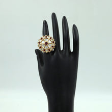 Kundan Cocktail Adjustable Ruby Ring 9732-4802