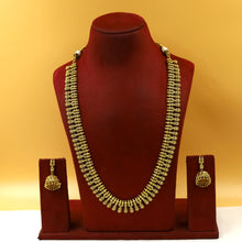 Long Neck Temple Necklace Set 3640-28