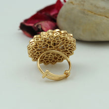 Kundan Cocktail Adjustable Ruby Ring 9732-4802