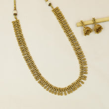Long Neck Temple Necklace Set 3640-28