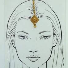 Gold Look Maant Tikka 4583-33