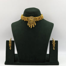 Choker Gold Look Necklace Set 7782-21