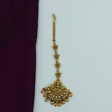 Antique Gold Finish Maang Tikka 10334-28
