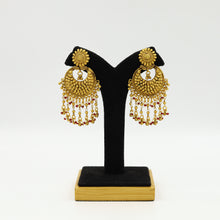 Ruby Gold Look Earring