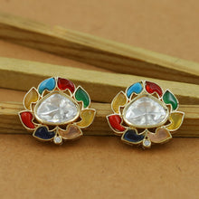 Multi Color Sabyasachi Inspired KundanTops/Studs 14973-89