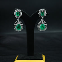 Manish Malhotra Inspired Round Neck Zircon/AD Necklace Set 11898-69