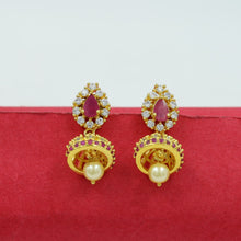 Jhumki Zircon/AD Earring 16104-31