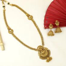 Long Neck Temple Necklace Set 6396-28