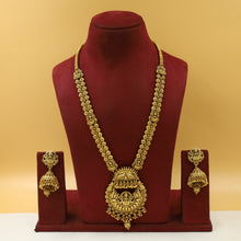 Long Neck Temple Necklace Set 18437-28