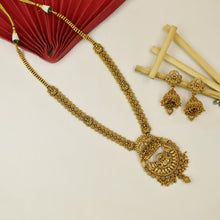 Long Neck Temple Necklace Set 18437-28