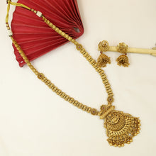 Long Neck Temple Necklace Set 18459-28