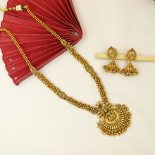Long Neck Temple Necklace Set 18143-1