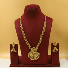 Long Neck Temple Necklace Set 18143-1
