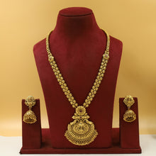 Long Neck Temple Necklace Set 18442-28