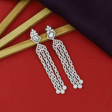 Danglers Zircon/AD Earring 11487-34