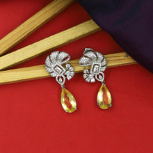 Silver Polish Zircon/AD Earring 6694-69