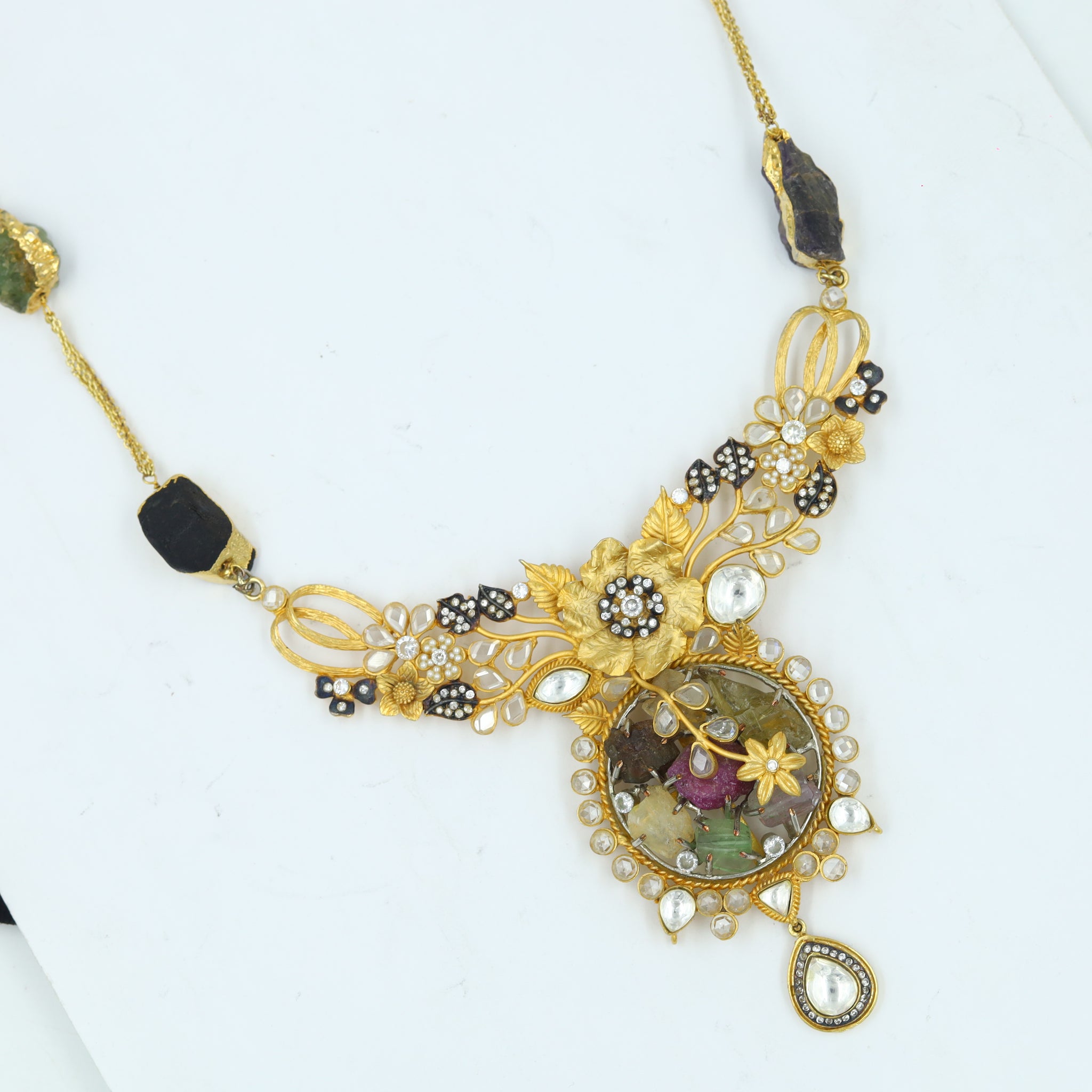 Designer Polki Pendant 11478-100